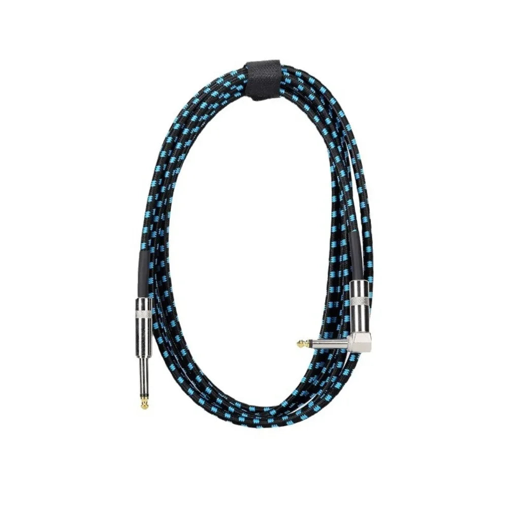 6.35mm Instrument Cable for Guitar & Bass – Flexible, Noise-Isolated 1.5m to 10m
