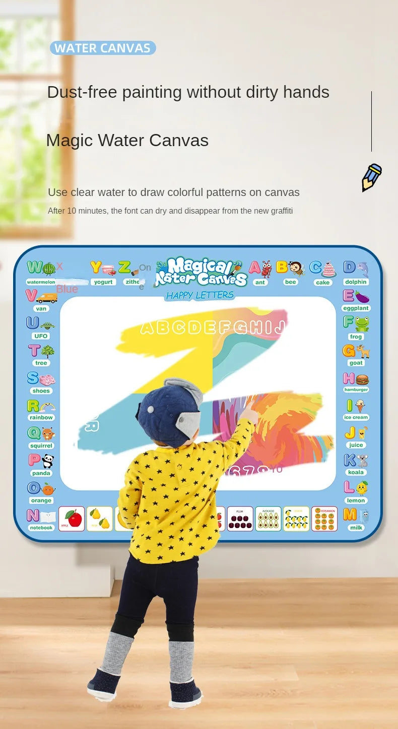 Magic Water Drawing Mat with Pens