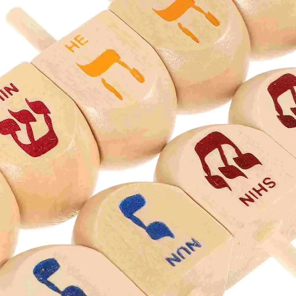 Classic Wooden Spinning Tops for Kids