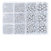 Gold & Silver Round Bead Assortment for DIY Jewelry Making