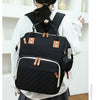 Large Waterproof Diaper Bag Backpack with Insulated Bottle Pocket