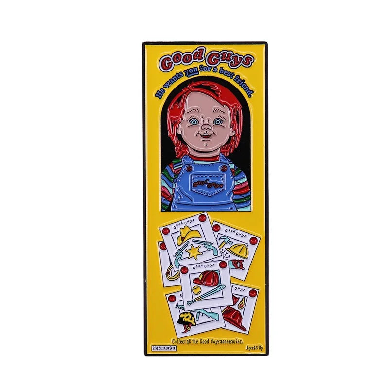 Chucky Horror Movie Enamel Pin
