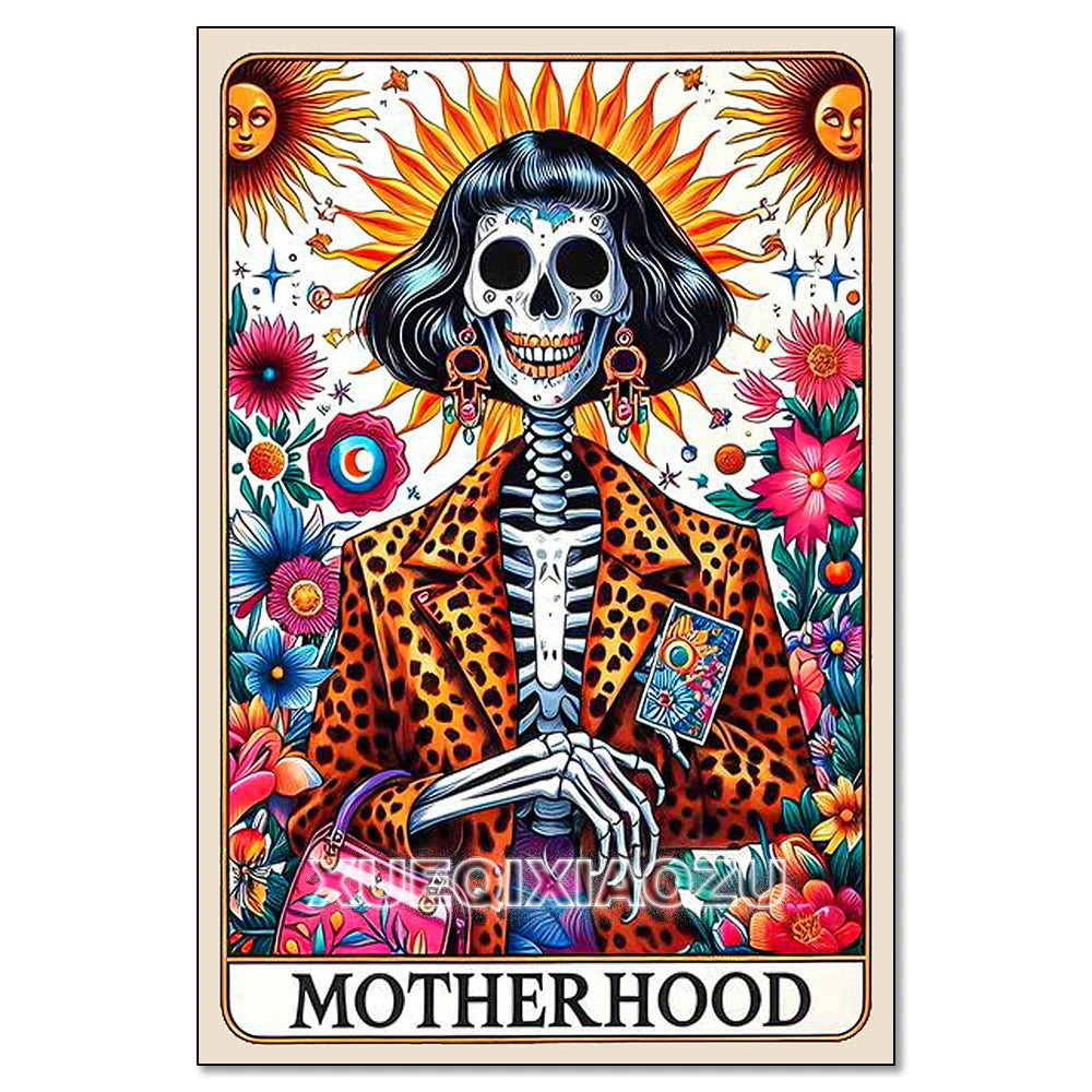 Witch Tarot Diamond Painting Kit - DIY Full Drill Craft for Home Decor