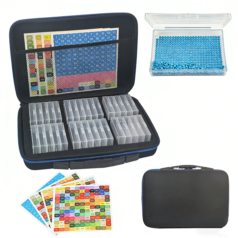 Diamond Painting Storage Trays with Lids (32 or 64 Grids)