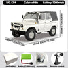 White WPL 1/12 Scale 4WD Off-Road RC Rock Crawler Truck with accessories and battery