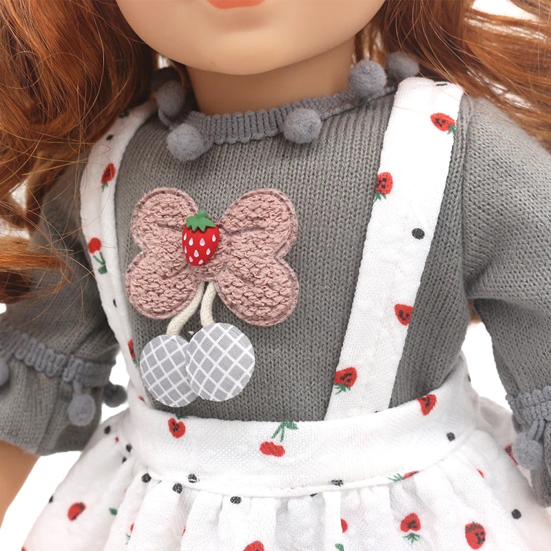 Doll Outfit Set with Hat for 17-43 cm Baby Dolls