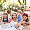 Unicorn Party Activity Kit with Bracelets, Rings, Tattoos, Stickers, and Puzzle