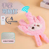 Pink unicorn plush baby soothing pillow with a wireless charging feature and a signal icon