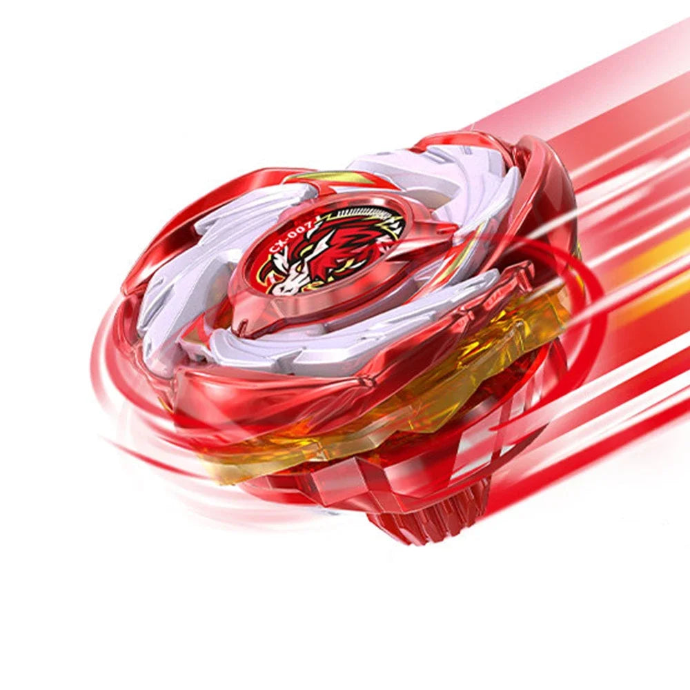 Beyblade Burst Gyro X Starter Pack Pegasus Blast featuring a red and white spinning top.