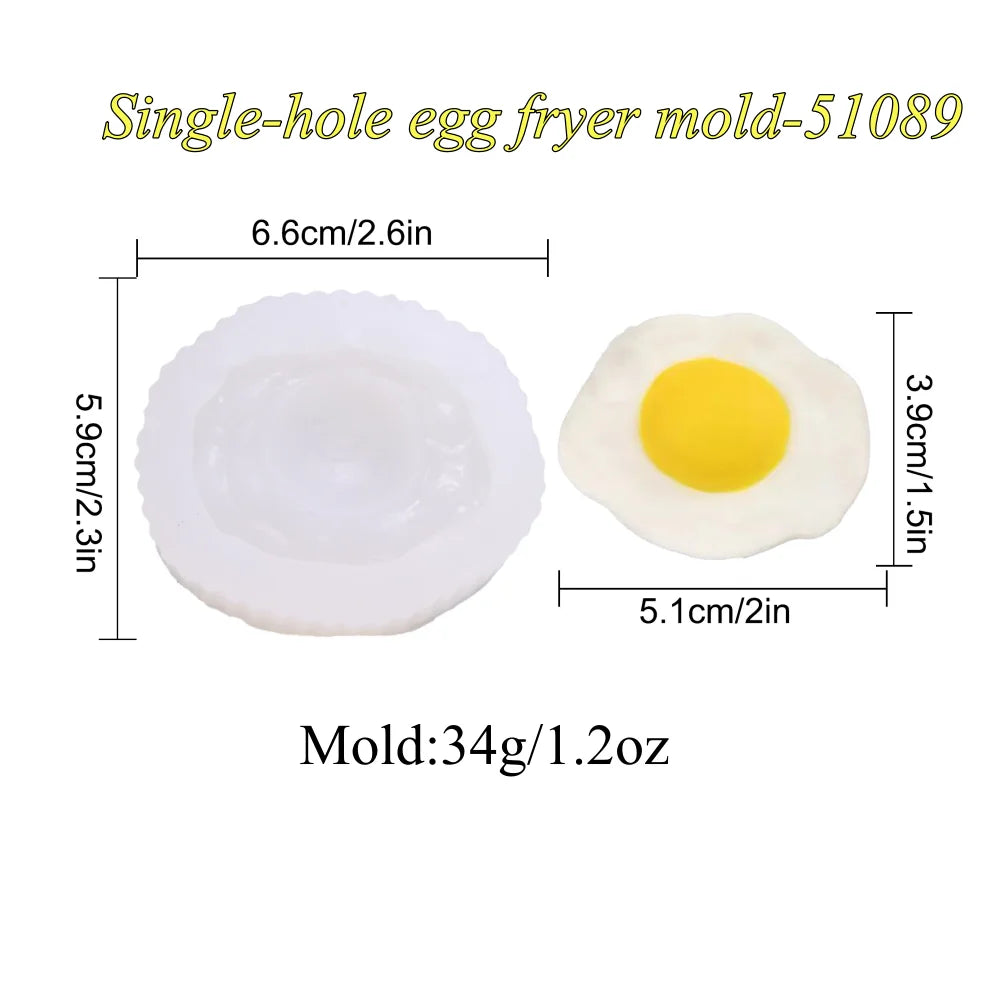 3D Food Silicone Candle Mold Set