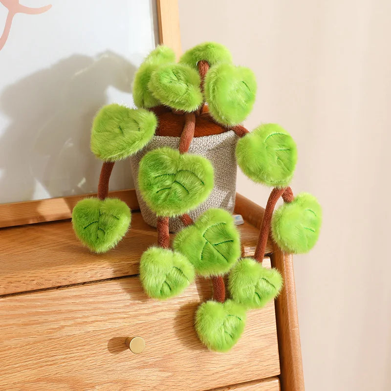 Lifelike Pothos Plush Plant – Soft Home Decor Accent