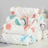 Soft Cotton Muslin Baby Washcloths (Set of 5)