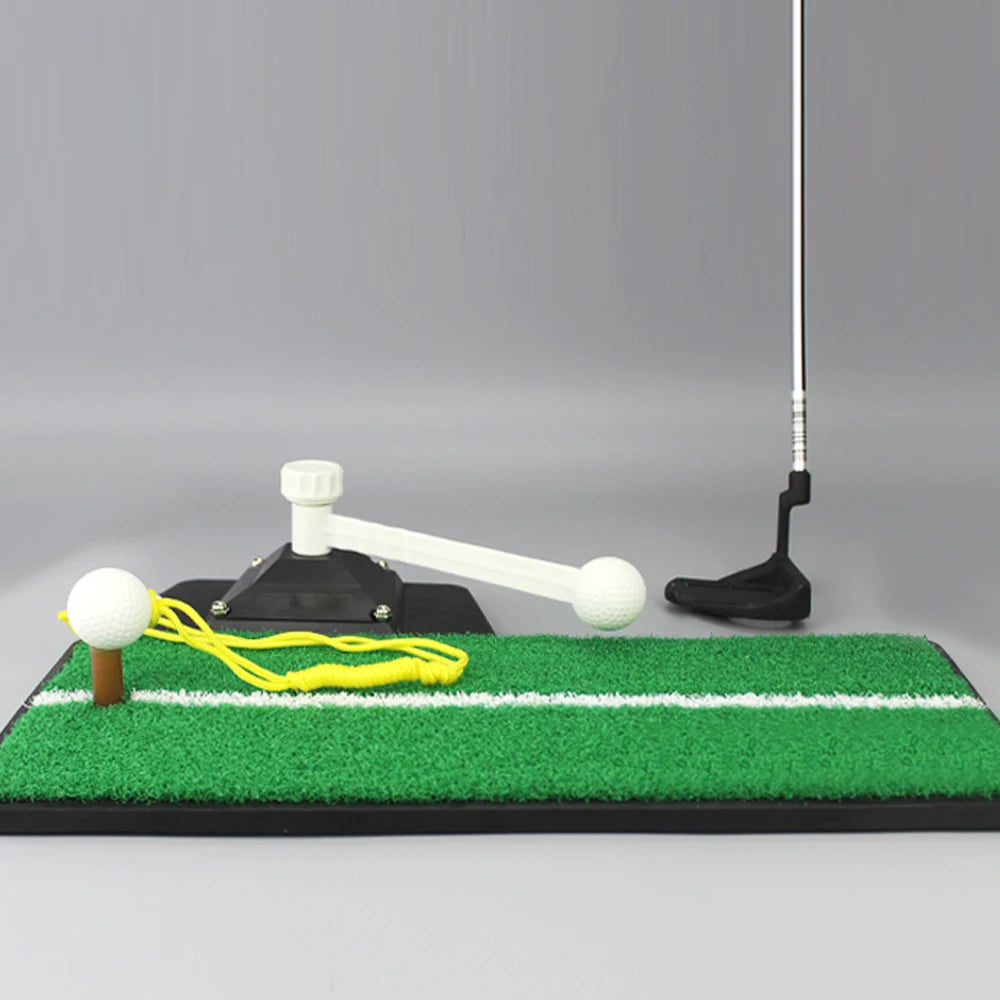 Golf Swing Trainer with Ball on a Stick