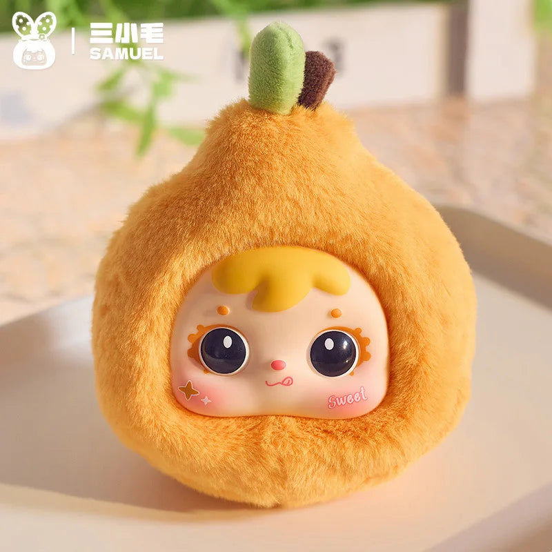 Samuel Heartbeat Plush Fruit Style Keychain Blind Box