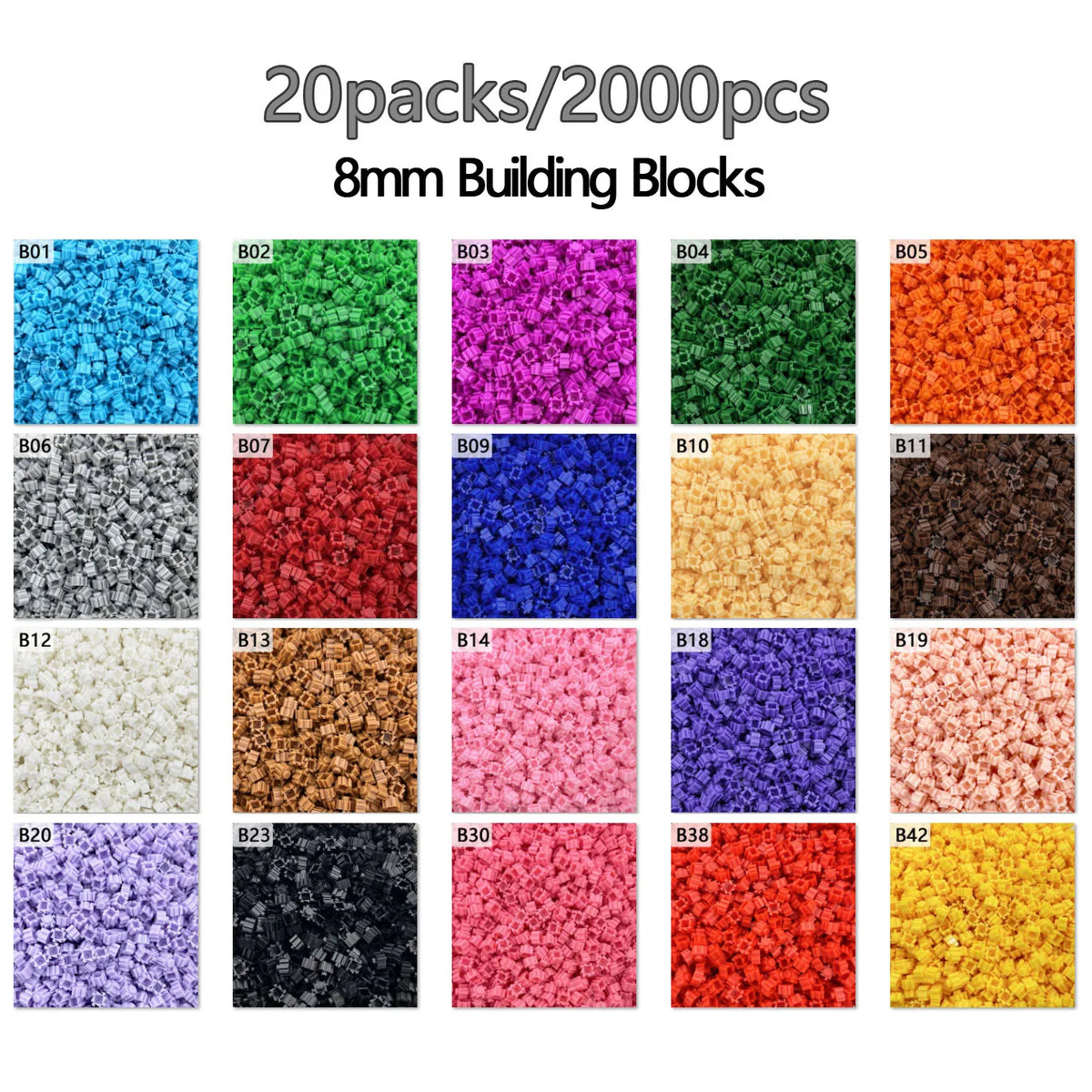 Pixel Art Micro Building Blocks – 3D Diamond Puzzle Set for Kids