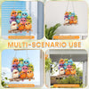 Multi-scenario use acrylic pendant craft featuring colorful animal shapes for home decor