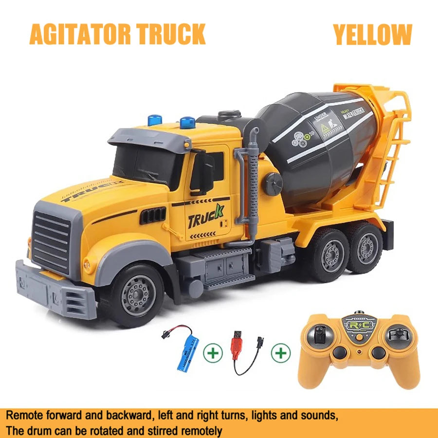 2.4G Remote Control Dump Truck with Lights and Sounds