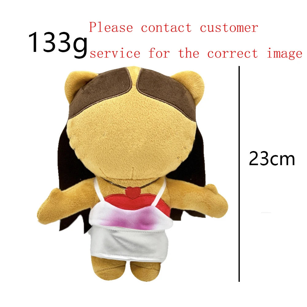 A plush doll resembling Eminem, XXXTentacion, and Frank Ocean characters.