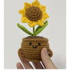 Handmade Crochet Sunflower in Pot