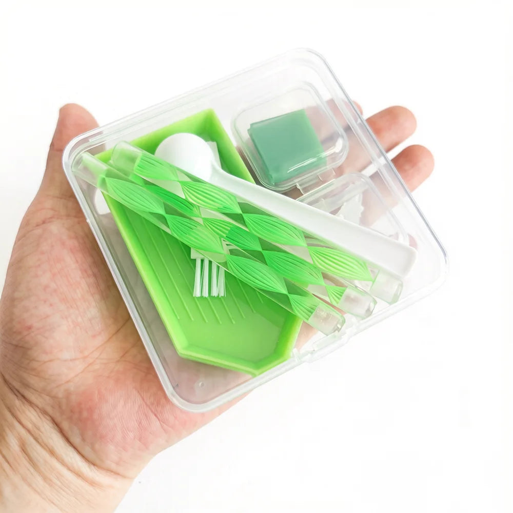 Diamond Painting Tool Kit with Storage Box and Accessories