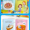 A collection of children's picture books featuring English words and simple stories for early learning.