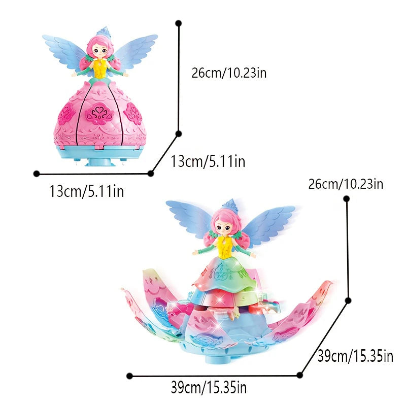 Enchanted Fairy Princess Dancing Toy with Lights and Music
