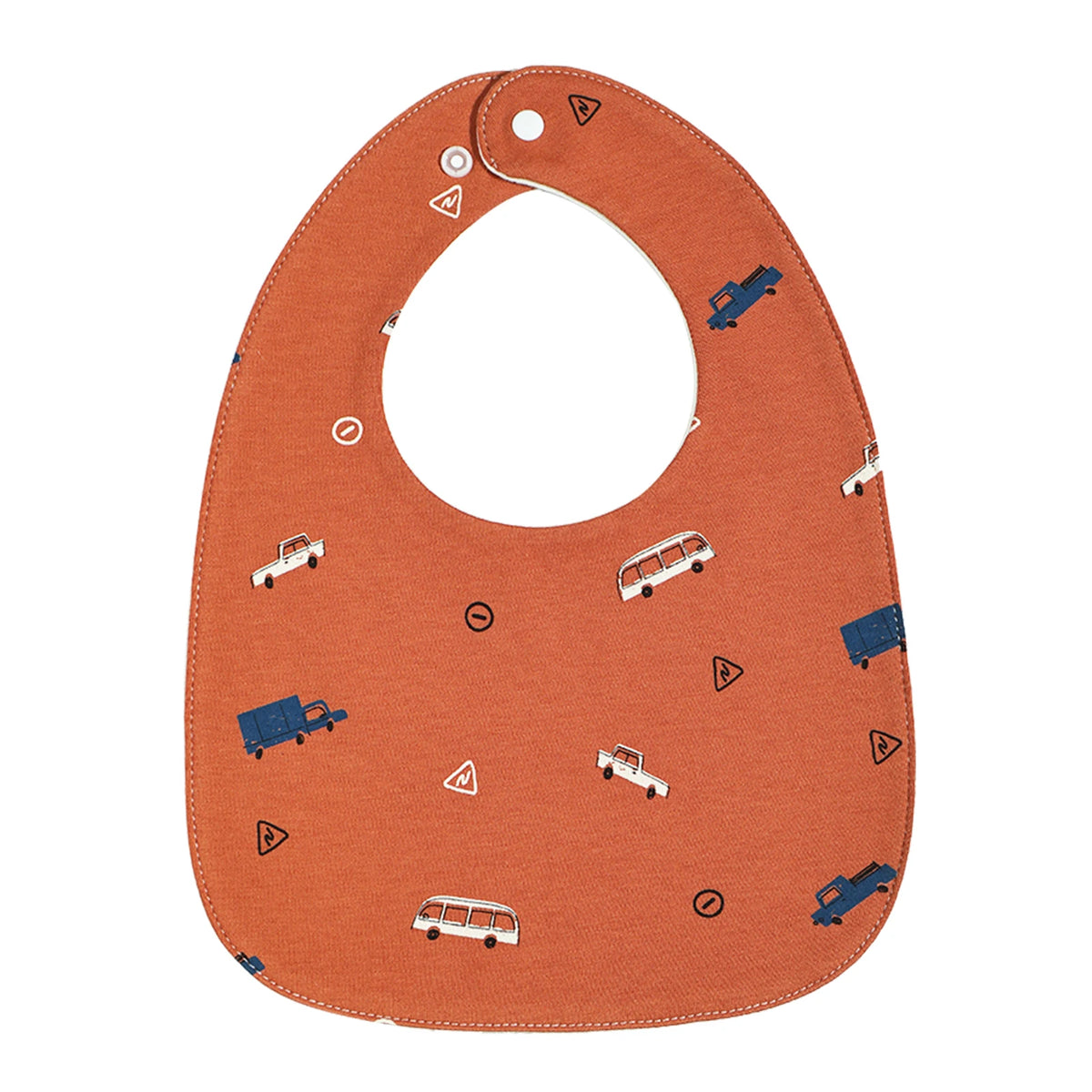 Soft Cotton Waterproof Baby Bibs (3-Pack, U-Shaped Design)