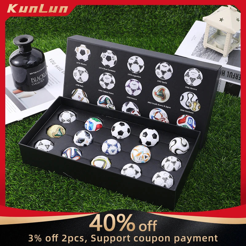 Miniature World Cup Soccer Ball Collection (Set of 15)