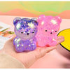 Glitter Gummy Bear Stress Relief Squishy Toy