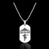 Fortnite Emblem Stainless Steel Charm Pendant Necklace