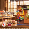 Nostalgic Japanese Corner Shop DIY Book Nook Kit with LED Lighting