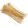 Gold Plated Ball Head Pins for Jewelry Making