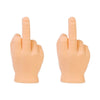 A pair of realistic tiny finger hands used as a novelty prop.