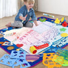 Magic Water Drawing Mat with Fluorescent Pens for Kids