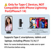 Professional Wireless Lavalier Microphone for Type-C Devices