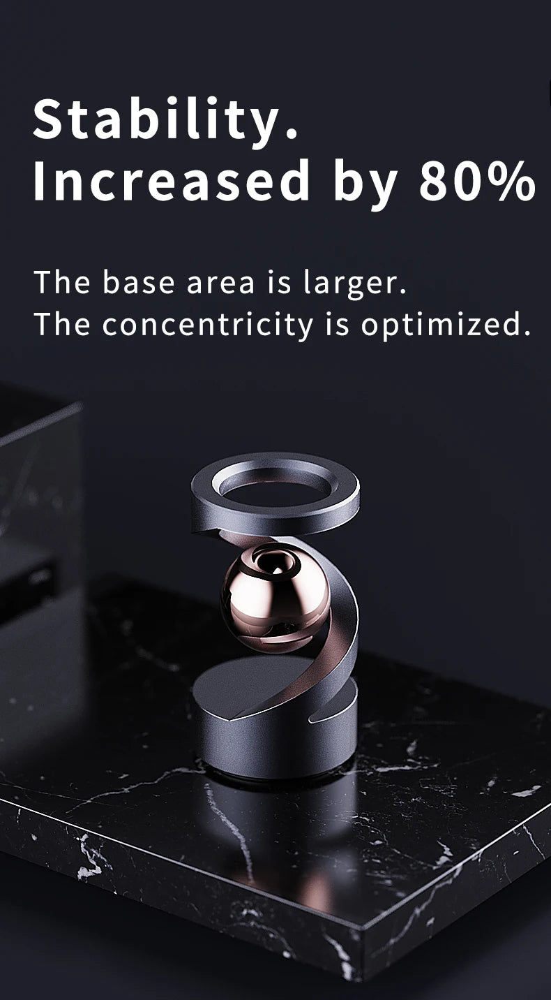 Magnetic Levitating Spinning Top – Precision Metal Desk Toy