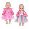 Adorable Baby Doll Clothing Set with Coat and Dress