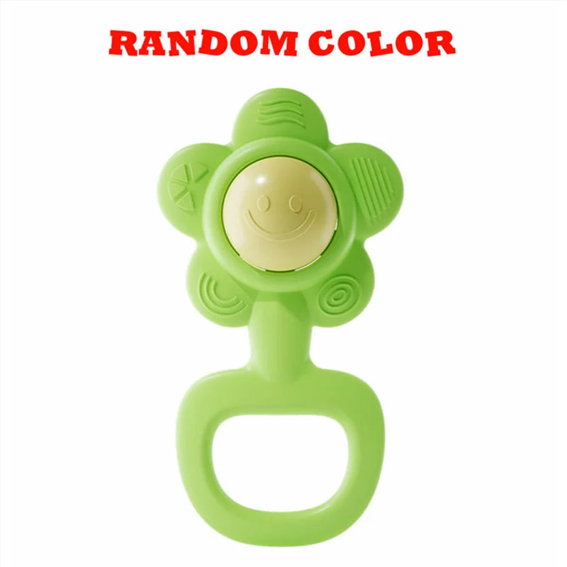 Cute Animal Baby Rattles & Grasping Ball – Sensory Toy for Early Learning