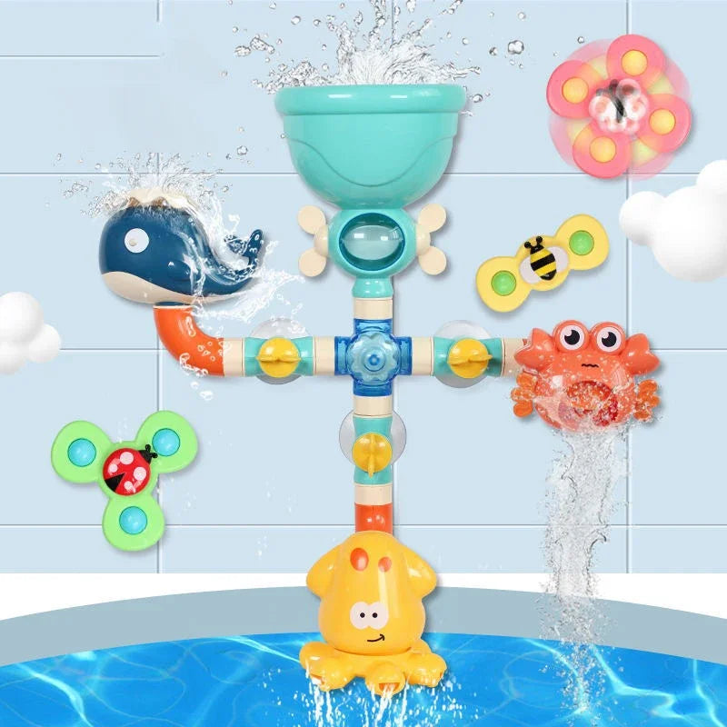 DIY Bath Pipe Toys Set for Toddlers