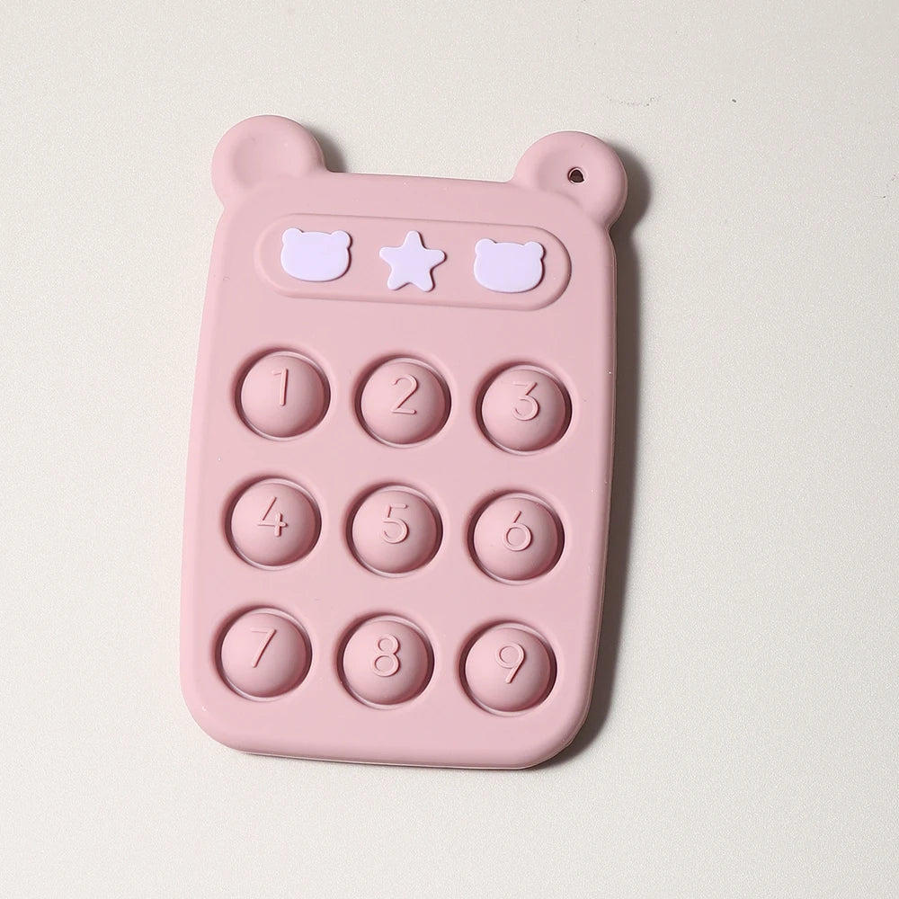 Baby Silicone Remote Control Teether Toy for Soothing Gums