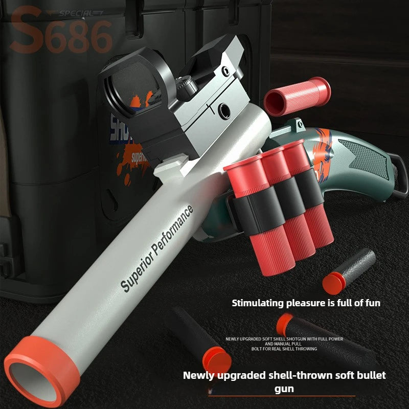 Shell-Ejecting Toy Pistol with Realistic Action