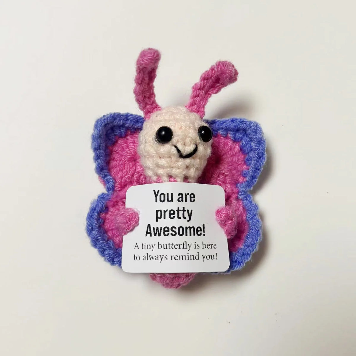 Handmade Crochet Emotional Support Cat Ornament