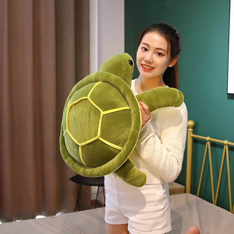 Kawaii Tortoise Plush Toy – Soft Cute Sea Turtle Stuffed Pillow