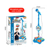 Kids Karaoke Microphone Stand Set with Party Lights