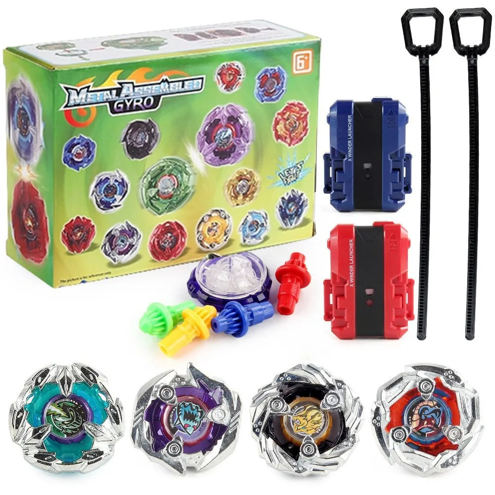Gyro Spinning Tops Battle Set with Launchers