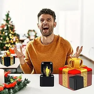 Annoying Present Prank Box with Pop-Up Middle Finger