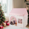 Pink Floral Castle Playhouse Tent for Kids