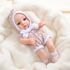 Lifelike 12-Inch Reborn Baby Doll with Outfit – Soft Vinyl, Huggable & Cute