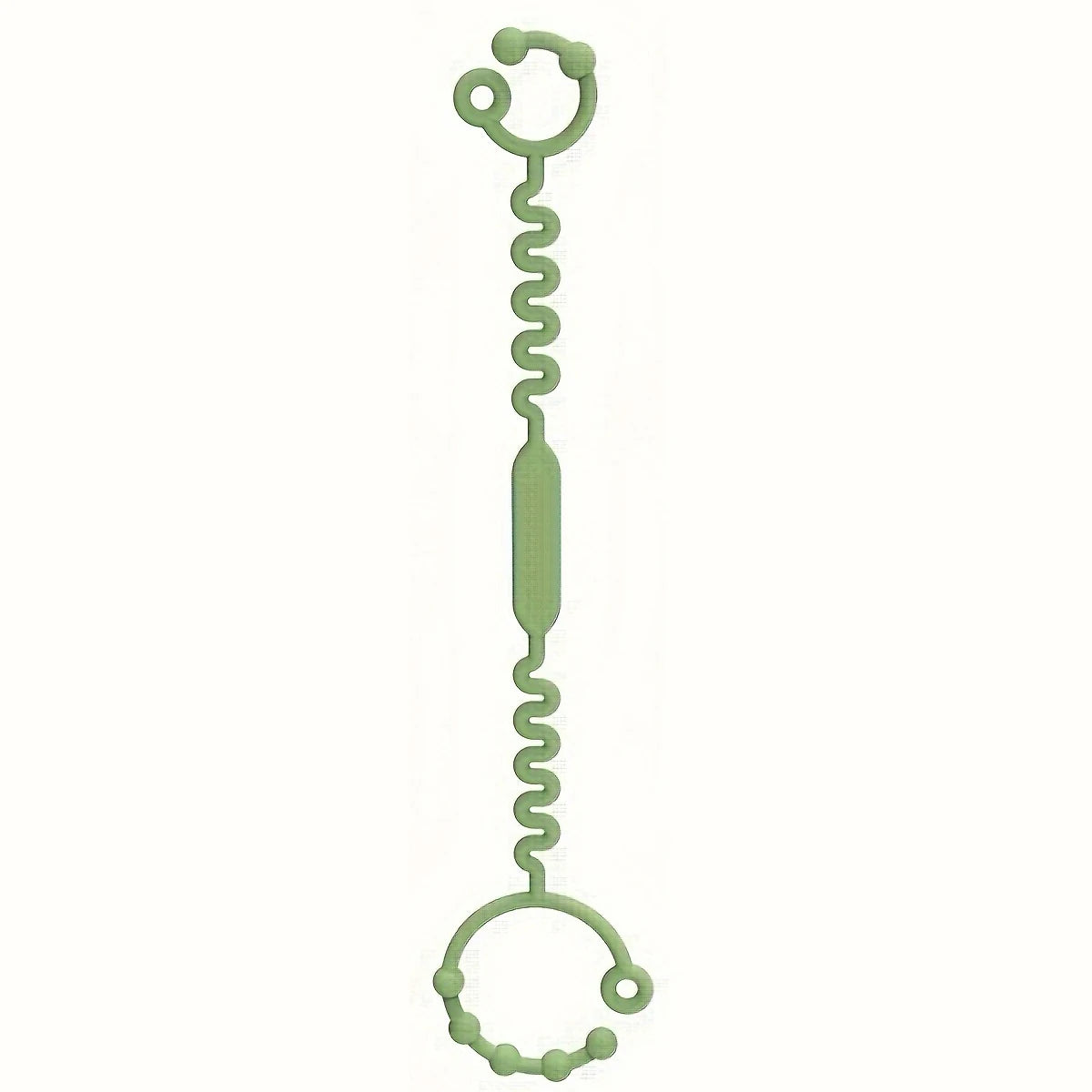 Adjustable Silicone Pacifier Clip with Anti-Drop Chain