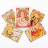 A set of Romantic Lenormand Tarot cards featuring illustrations of romantic themes and figures.